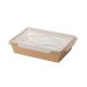 CAJA KRAFT BLANCA CON TAPA PET 900 ML (1X200)