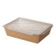 CAJA KRAFT BLANCA CON TAPA PET 1200 ML (1X200)