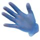 GUANTE VINILO LIBRE DE POLVO AZUL T-M NITROGLOVE (10X100)